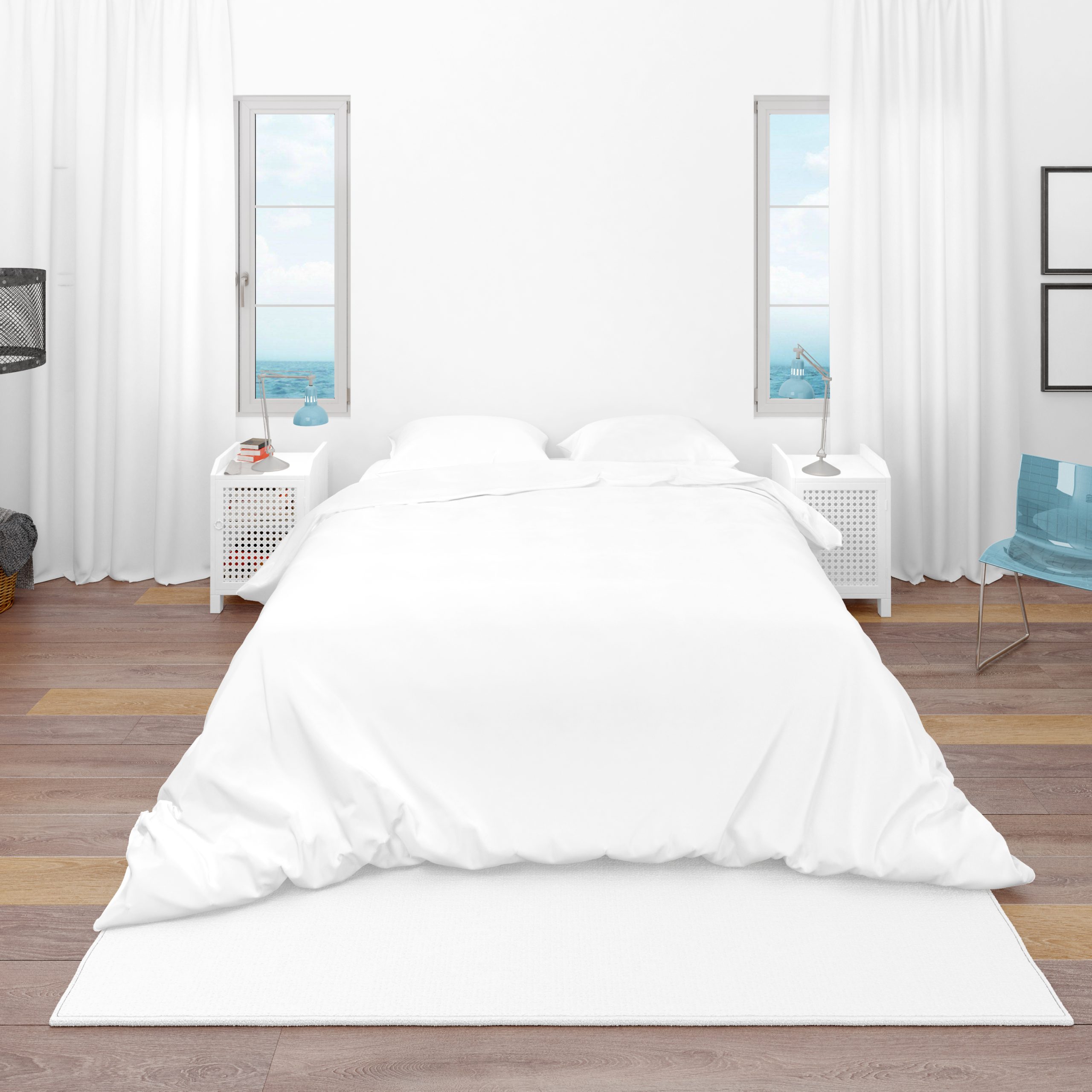 White Plain Bed Sheet