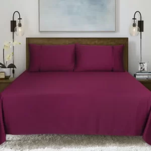 Dyed Plain Bed Sheet